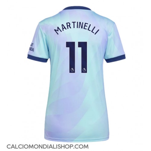 Maglie da calcio Arsenal Gabriel Martinelli #11 Terza Maglia Femminile 2024-25 Manica Corta